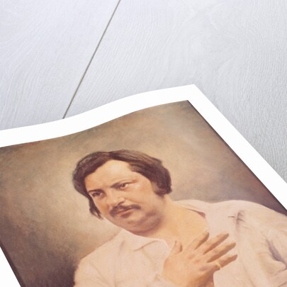 Portrait of Honore de Balzac after a daguerreotype by Nadar