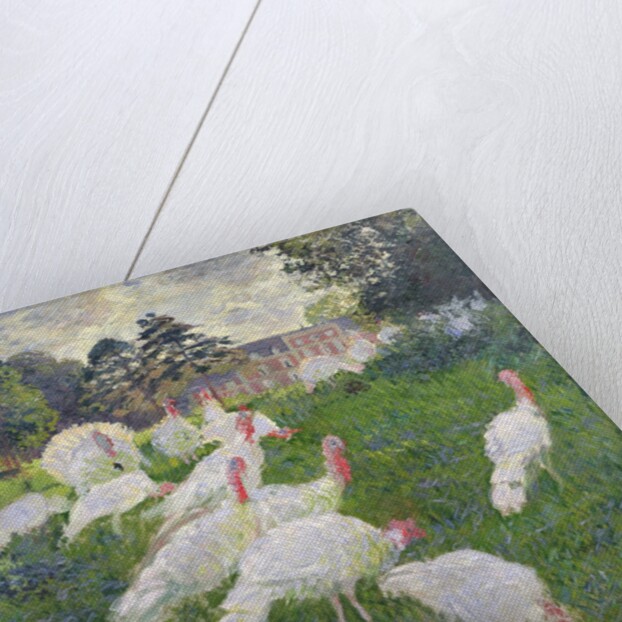The Turkeys at the Chateau de Rottembourg, Montgeron, 1877 by Claude Monet