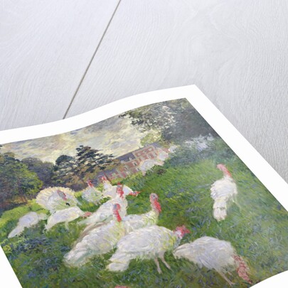 The Turkeys at the Chateau de Rottembourg, Montgeron, 1877 by Claude Monet