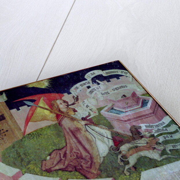 Altarpiece of the Dominicans: The Mystical Hunt, c.1470-80 by Martin Schongauer