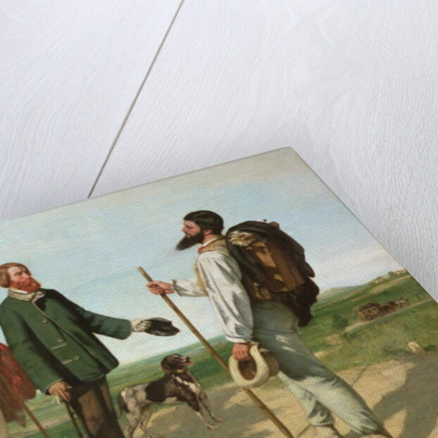 La Rencontre, or Bonjour Monsieur Courbet, 1854 by Gustave Courbet