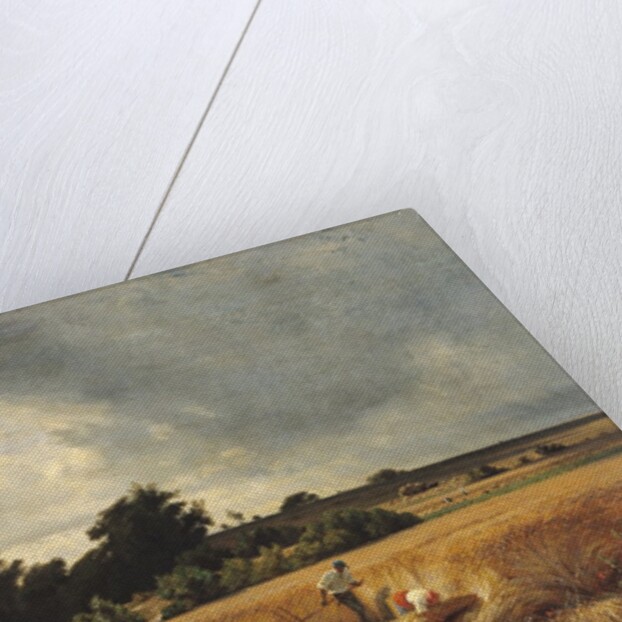 The Plateau of Ormesson - A Path through the Corn by Francois Louis Francais