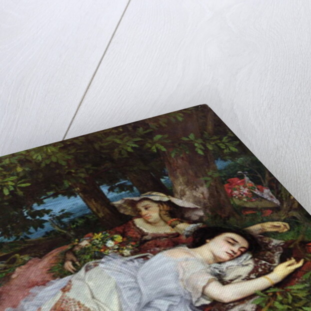 Girls on the Banks of the Seine, 1856-57 by Gustave Courbet