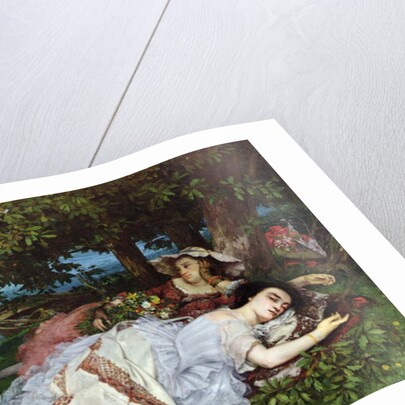 Girls on the Banks of the Seine, 1856-57 by Gustave Courbet