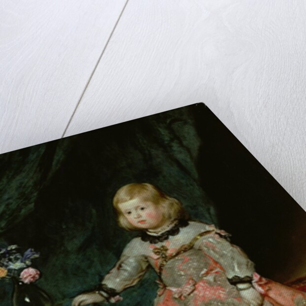 The Infanta Margarita Teresa of Spain in a Red Dress, 1653 by Diego Rodriguez de Silva y Velazquez