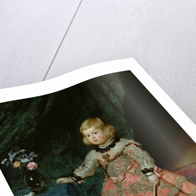 The Infanta Margarita Teresa of Spain in a Red Dress, 1653 by Diego Rodriguez de Silva y Velazquez