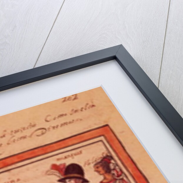 The Indian Princess Malinche or Dona Marina, Mistress of Hernando Cortes interpreting for him by Diego Duran