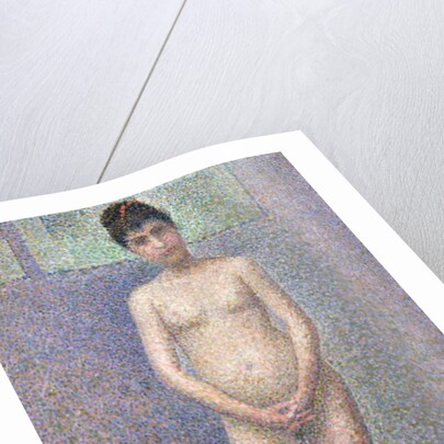 Model from the Front, 1886-7 by Georges Pierre Seurat