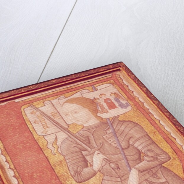 Historiated Initial depicing Joan of Arc, 15th century by Franco-Flemish School