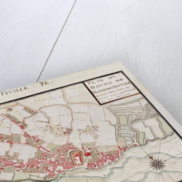 Atlas 131 H. Fol 72 Plan of Noirmoutier-en-l'Ile, c.1700 by Claude Masse