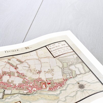 Atlas 131 H. Fol 72 Plan of Noirmoutier-en-l'Ile, c.1700 by Claude Masse