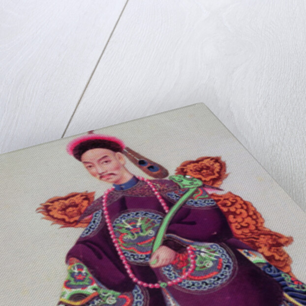 Costume of an emperor, late 18th century by Japanese School