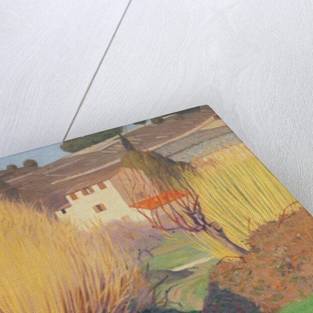 Landscape at Lagnes, 1921 by Felix Edouard Vallotton