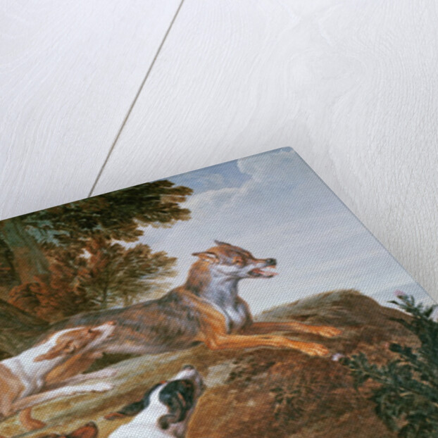The Wolf Hunt, c.1720 by Alexandre-Francois Desportes