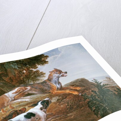 The Wolf Hunt, c.1720 by Alexandre-Francois Desportes