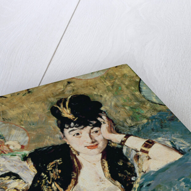 The Lady with Fans, Portrait of Nina de Callias, c.1873-74 by Edouard Manet