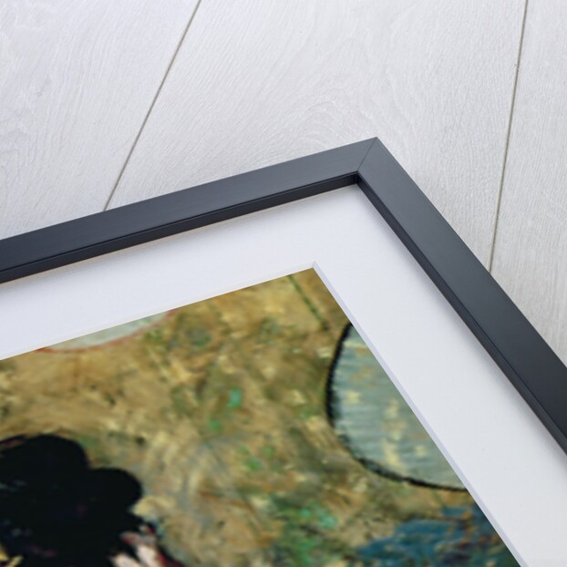 The Lady with Fans, Portrait of Nina de Callias, c.1873-74 by Edouard Manet