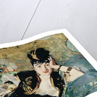 The Lady with Fans, Portrait of Nina de Callias, c.1873-74 by Edouard Manet