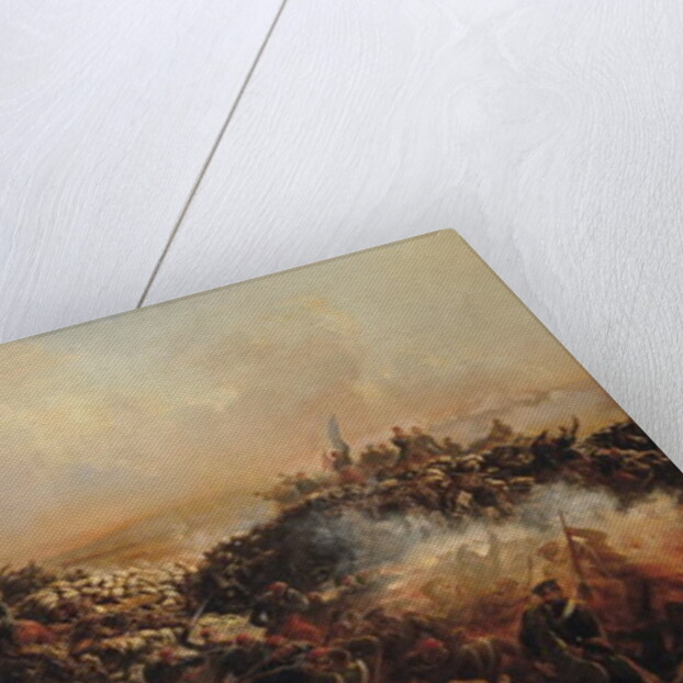 The Battle of Sebastopol, central section of triptych, after 1855 by Jean Charles Langlois