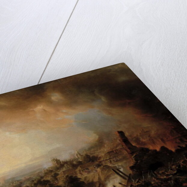 The Burning of Moscow in 1812, 1854 by Jean Charles Langlois