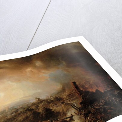 The Burning of Moscow in 1812, 1854 by Jean Charles Langlois