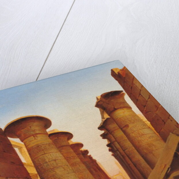 The Great Temple of Amun at Karnak by Jean Charles Langlois