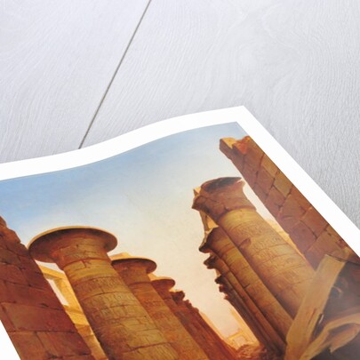 The Great Temple of Amun at Karnak by Jean Charles Langlois