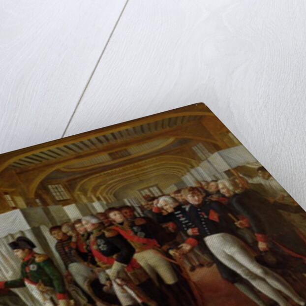 Napoleon visiting the Infirmary of Invalides on 11th February 1808, 1809 by Alexandre Veron Bellecourt