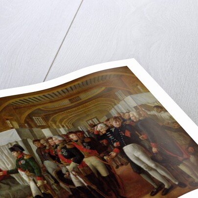 Napoleon visiting the Infirmary of Invalides on 11th February 1808, 1809 by Alexandre Veron Bellecourt