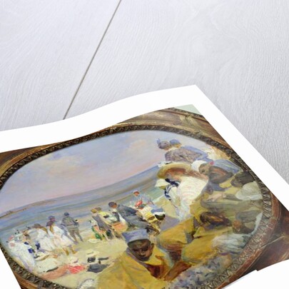 The Beach at Dieppe, 1916 by Jacques-Emile Blanche