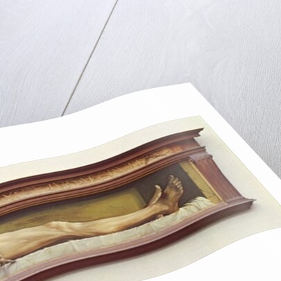 The Dead Christ, 1521 by Hans Holbein the Younger