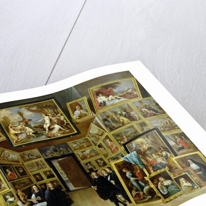 The Archduke Leopold Wilhelm of Austria in his painting gallery in Brussels, c.1647 by David the Younger Teniers