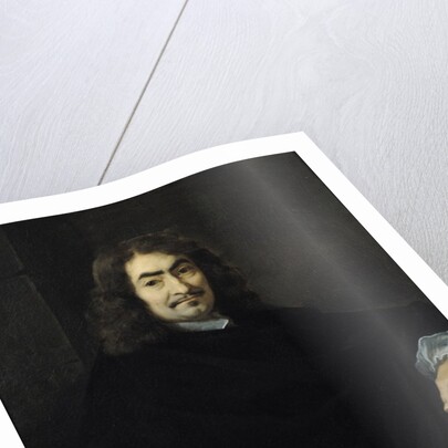 Portrait, presumed to be Rene Descartes by Sebastien Bourdon