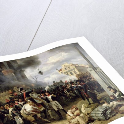 The Gate at Clichy during the Defence of Paris, 30th March 1814, 1820 by Emile Jean Horace Vernet