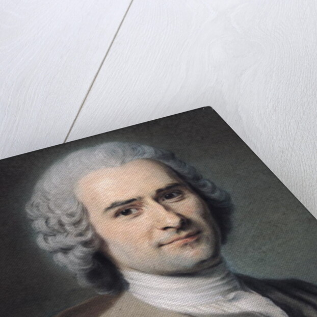Jean Jacques Rousseau, 18th century by Maurice Quentin de la Tour