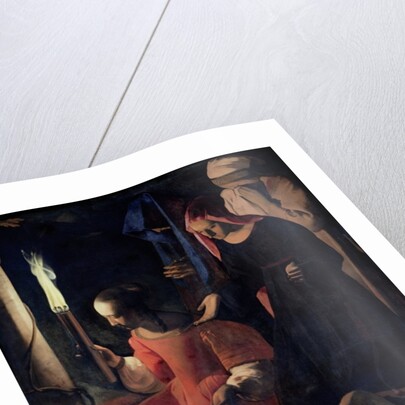 St. Sebastian Tended by St. Irene by Georges de la Tour