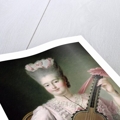 Portrait of Marie-Clothilde of France, also known as Madame Clothilde, queen of Sardinia, 1775 by Francois-Hubert Drouais