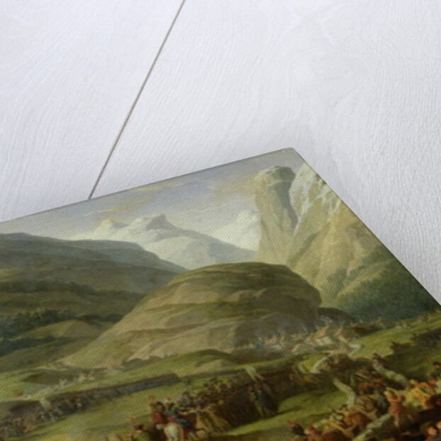 The French Army Travelling over the St. Bernard Pass at Bourg St. Pierre, 20th May 1800, 1806 by Charles Thevenin