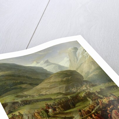The French Army Travelling over the St. Bernard Pass at Bourg St. Pierre, 20th May 1800, 1806 by Charles Thevenin