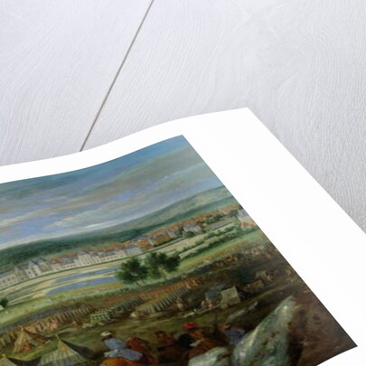 View of the Palace of Fontainebleau from the Flowerbed Side, 1669 by Adam Frans van der Meulen