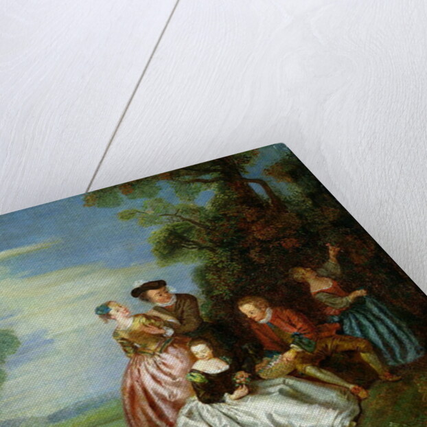 Conversation in a Park by Jean-Baptiste Joseph Pater