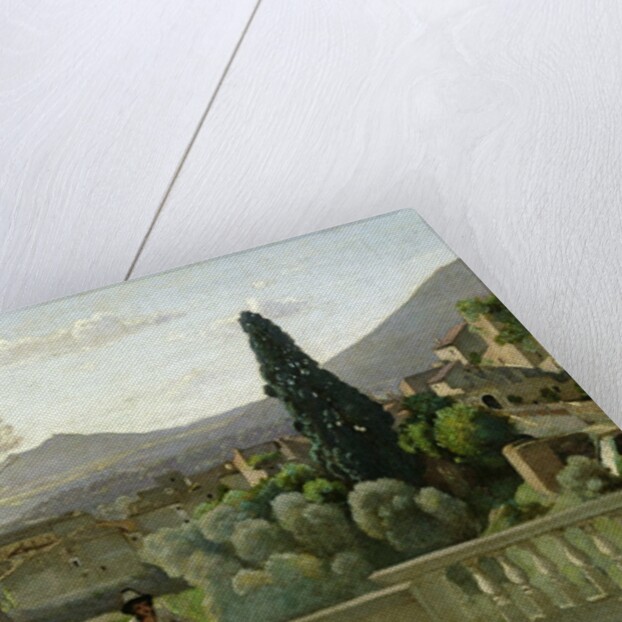 The Gardens of the Villa d'Este, Tivoli, 1843 by Jean Baptiste Camille Corot