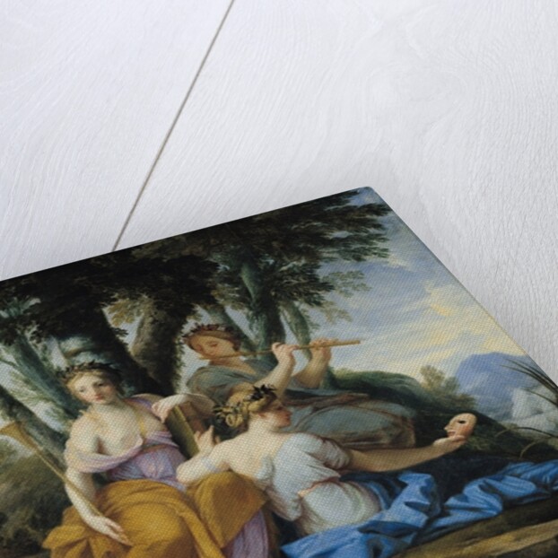 The Muses, Clio, Euterpe and Thalia, c.1652-55 by Eustache Le Sueur