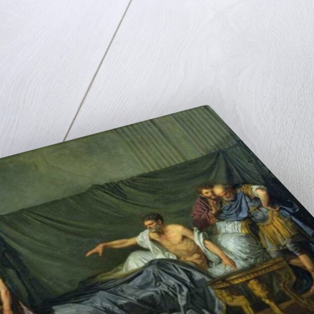 The Emperor Severus Rebuking his Son, Caracalla, for Wanting to Assassinate Him, 1769 by Jean Baptiste Greuze