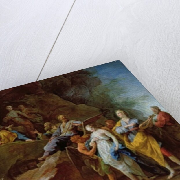 Orpheus in the Underworld reclaiming Eurydice, or The Music, 1763 by Jean II Restout