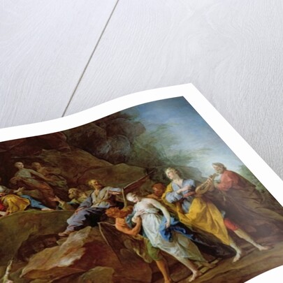 Orpheus in the Underworld reclaiming Eurydice, or The Music, 1763 by Jean II Restout