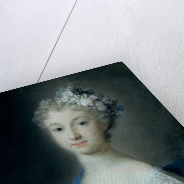 Girl holding a monkey, 18th century by Rosalba Giovanna Carriera