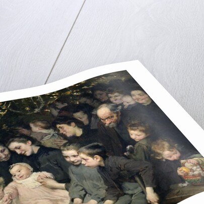 The Drop of Milk in Belleville: The Christmas Tree at the Dispensary, 1908 by Henri Jules Jean Geoffroy