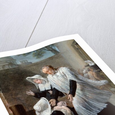 St. Vincent de Paul Helping the Plague-Ridden by Antoine Ansiaux