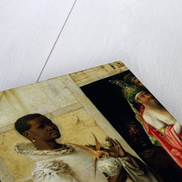 The Adoration of the Magi: detail of King Balthazar from the central panel of the triptych, 1510 by Hieronymus Bosch